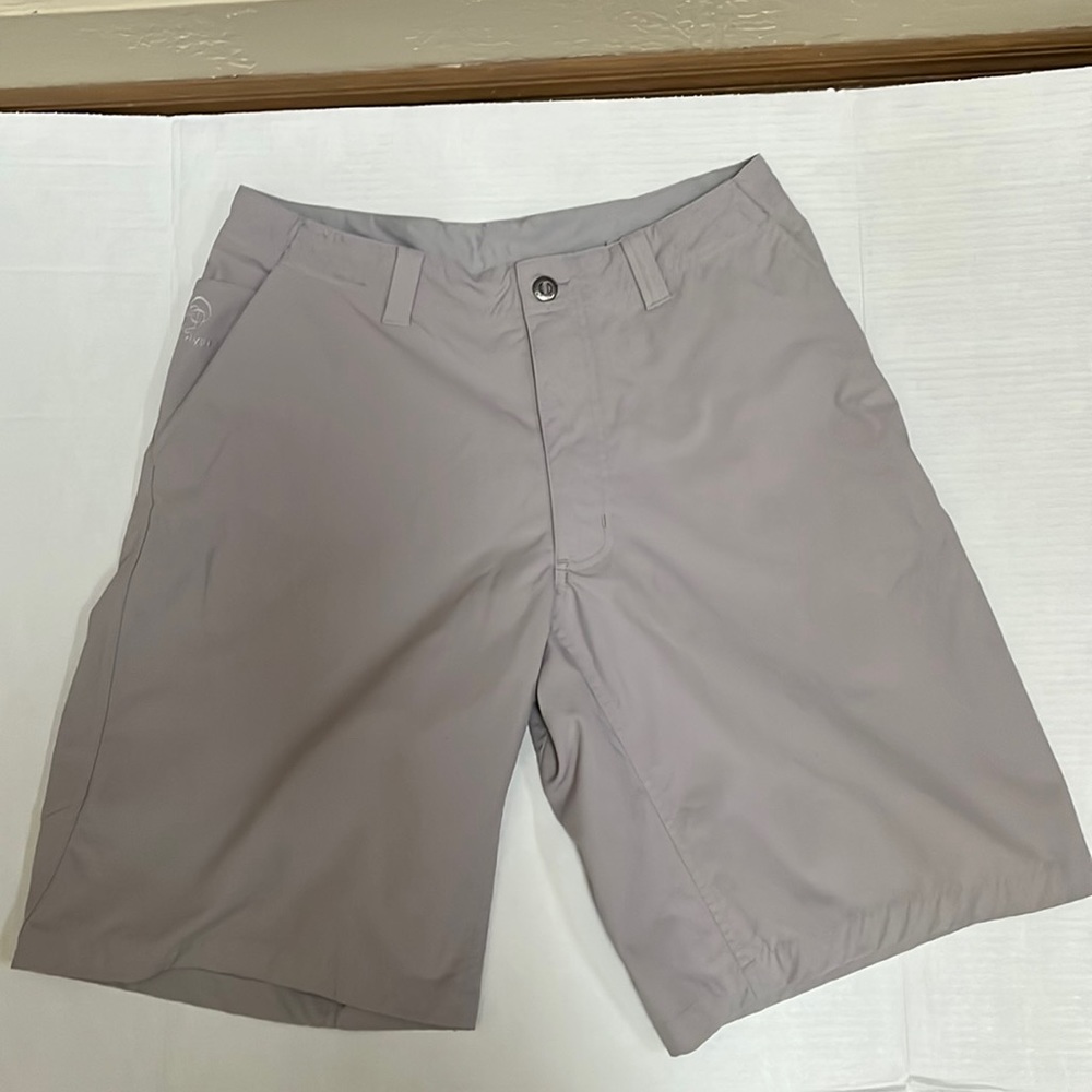 Patagonia Mens Hiking Shorts 100% Nylon Sz 32 Gray Rythm Shorts outdoor No Flaws